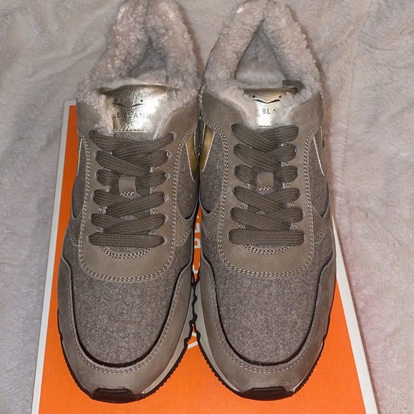 NWT VOILE BLANCHE JULIA Sneaker In Taupe - Picture 7 of 14
